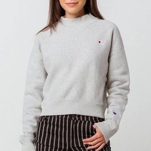 Mock Neck Champion Sweatshirt